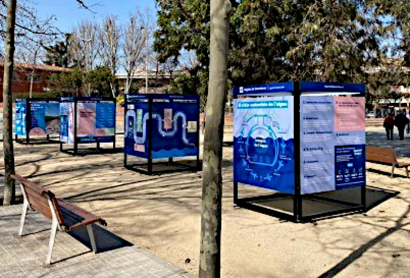 1418-exposicio-d-agbar-a-badalona-foto-ajuntament-de-badalona-1 Denuncien en plena crisi de sequera una fuita d’aigua que brolla nit i dia davant l’escola Can Barriga a Badalona