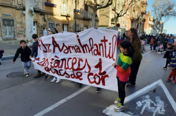 Manifestació de revolta escolar foto:Fampas