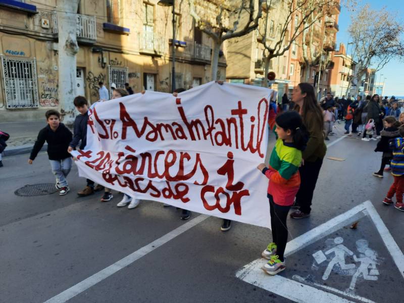 Manifestació de revolta escolar foto:Fampas