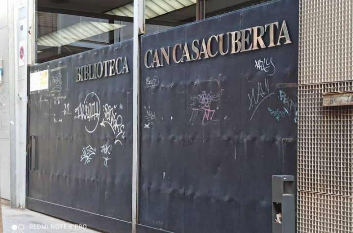 La biblioteca Can Casacuberta està tancada sense data probable de reobertura