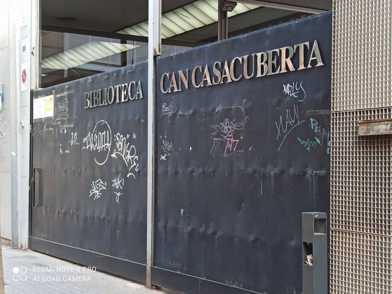 La biblioteca Can Casacuberta està tancada sense data probable de reobertura