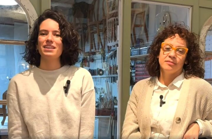 La Juliana i la Carme, socies de la cooperativa Mel i Llimona