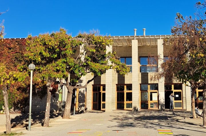 Escola Salvador Espriu de Badalona. Foto: Arxiu