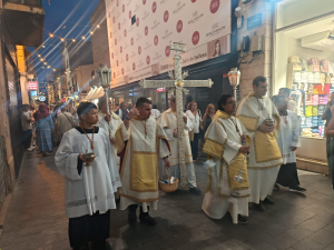 La celebració va passar pel carrer del Mar foto: Pablo Diaz Flores