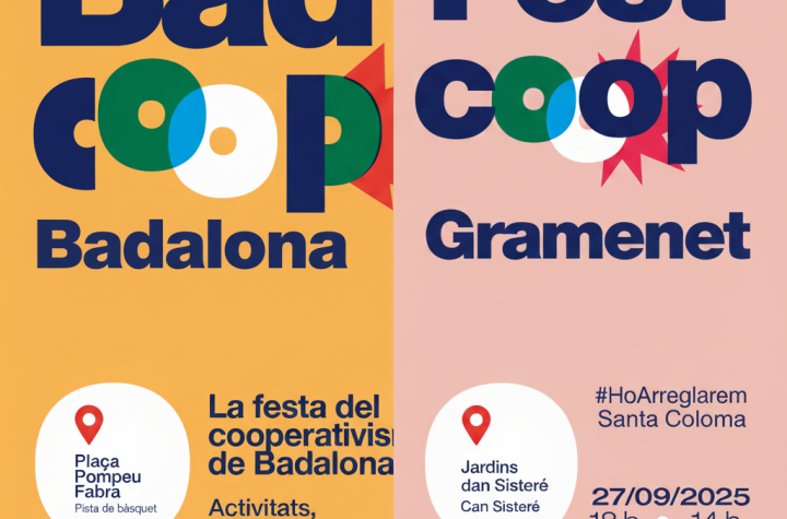 Cartells de la jornada a Badalona i Gramenet