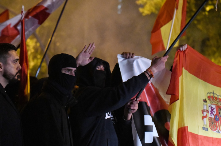 Marxa neofeixista. Foto: arxiu