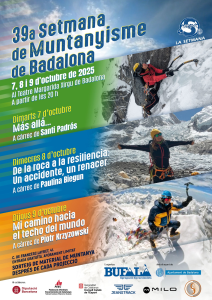 Cartell anunciador de la setmana excursionista a Badalona