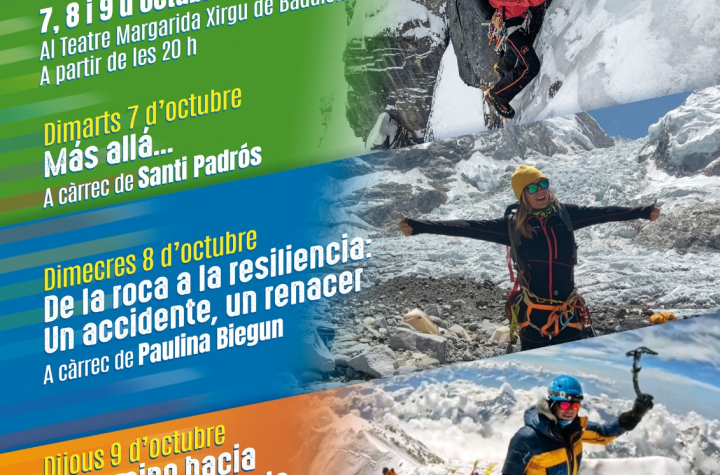 Cartell anunciador de la setmana excursionista a Badalona