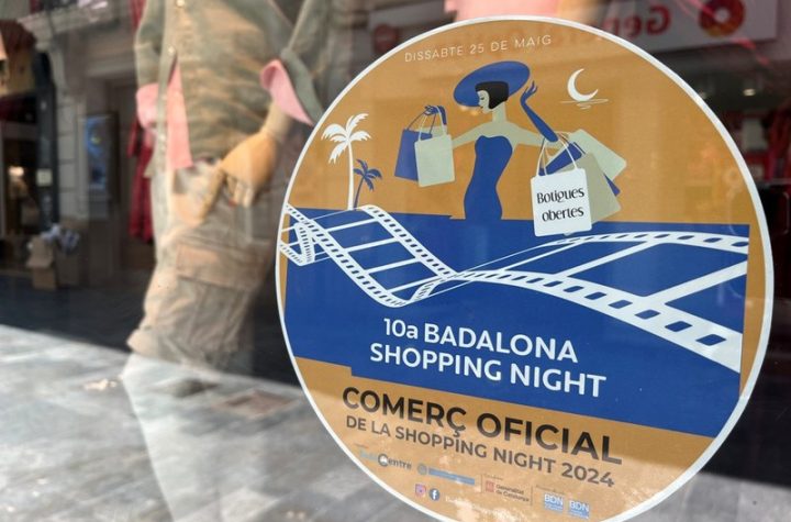 Imatge de la celebració de la shopping nigtht de Badalona Foto: Ajuntament de Badalona