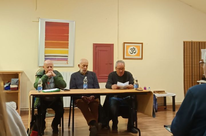 D'esquerra a dreta: Joan Zambrana (Cedall), Ricard de Vargas Golarons i Francesc Soler i Amigó. Foto: Tomeu Ferrer