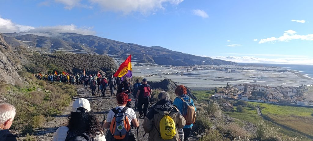 Caminada reivindicativa de la memòria de la masacre foto: Arxiu