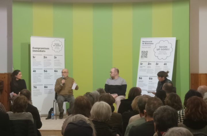 Carles Sagués intervé a l'assemblea Foto: Tomeu Ferrer